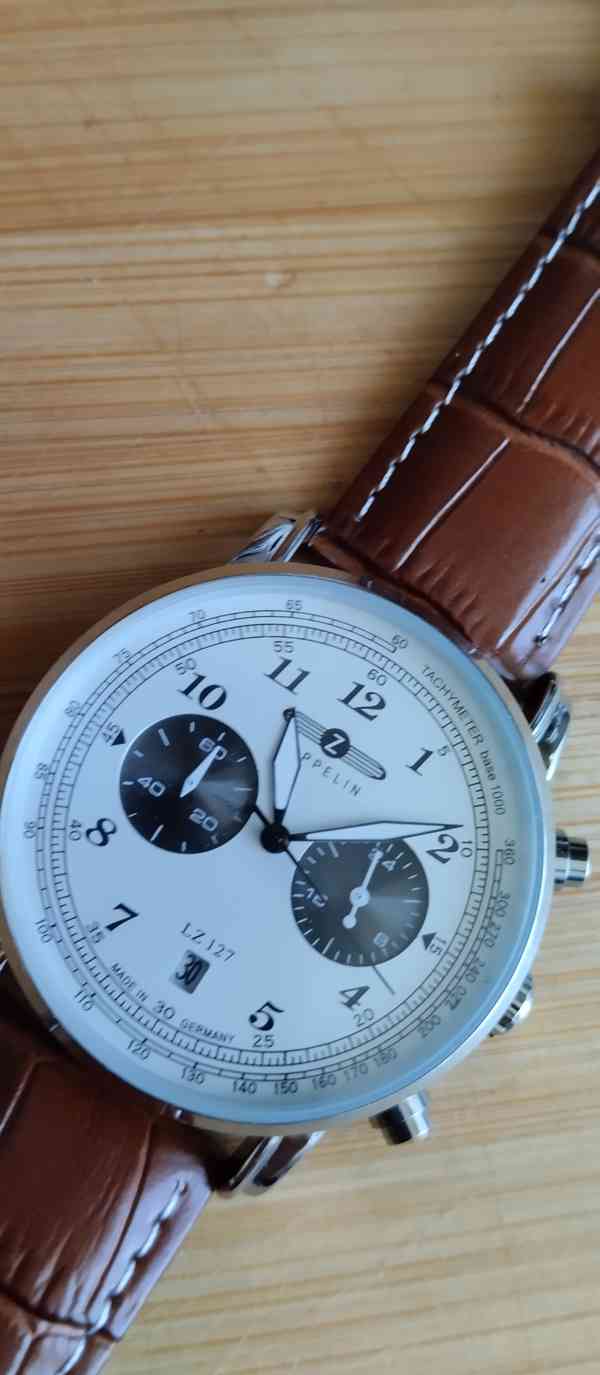 pilotské hodinky ZEPPELIN LZ 127 CHRONOGRAF - foto 3