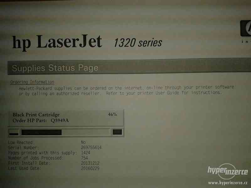 HP Laserjet 1320N | LAN | duplex | orig. toner - foto 2