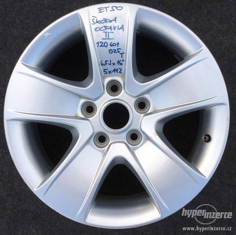 Alu disk Škoda Octavia II 16" ET 50 1Z0 601 025 T - bazar - Hyperinzerce.cz
