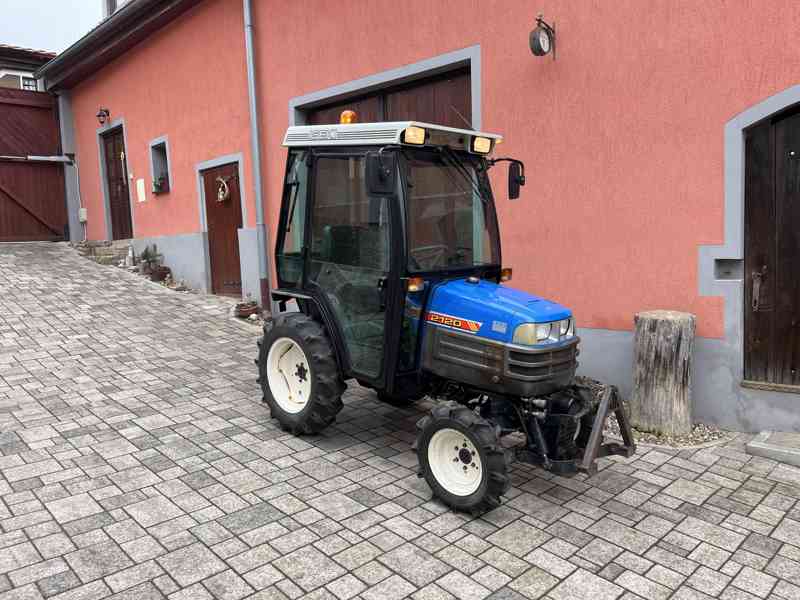 malotraktor ISEKI 2120 / čelní hydraulika / vytápěná kabina - foto 6