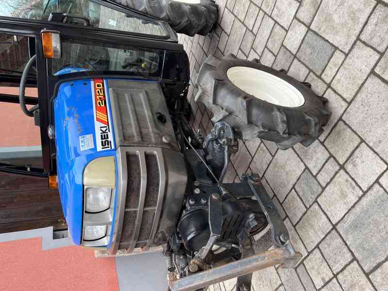 malotraktor ISEKI 2120 / čelní hydraulika / vytápěná kabina - foto 4