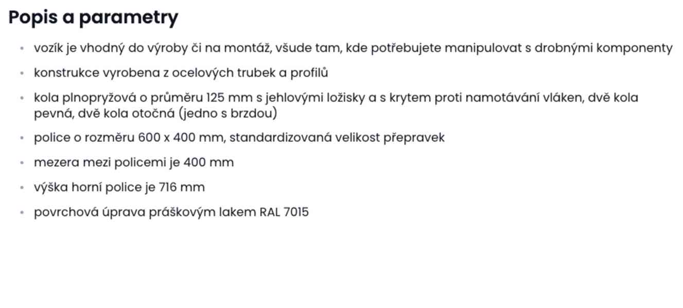 Dílenský vozík na přepravky, 2 patra (vč. přepravek) – 3 500 - foto 5