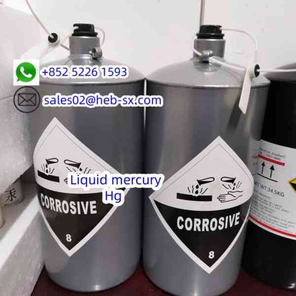 TOP grade mercury/liquid mercury/silver mercury/hot selling！ - foto 3