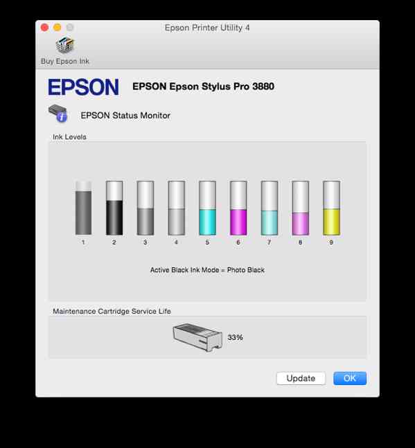 Profi velkoformátová tiskárna Epson Stylus Pro 3880 - foto 6