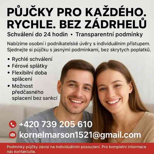 🎉🎉PŮJČKY PRO KAŽDÉHO. RYCHLE. BEZ KOMPROMISU - foto 3