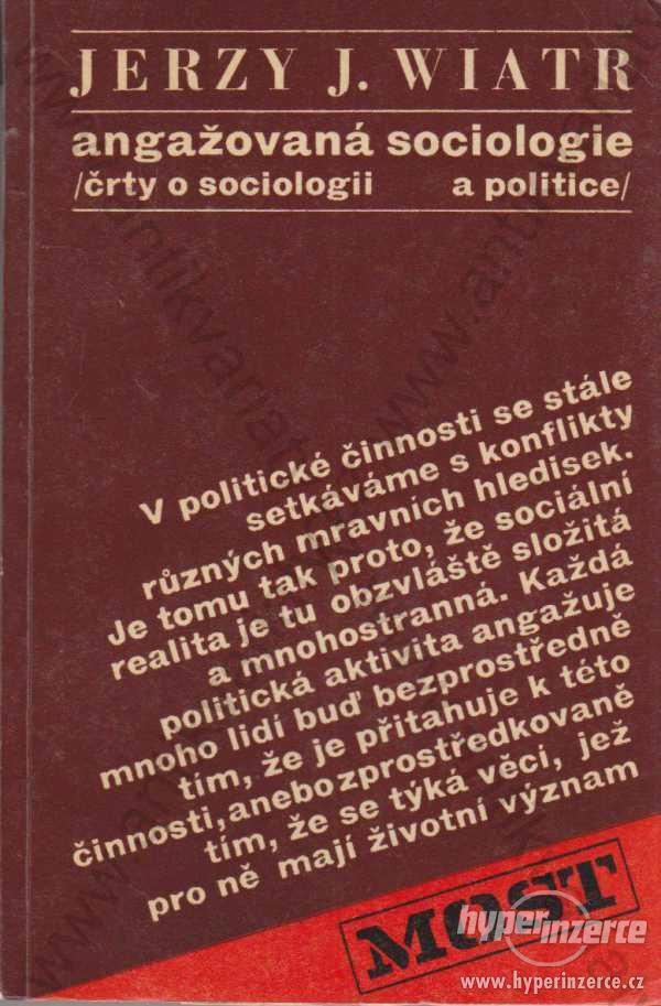 Angažovaná sociologie Jerzy J. Wiatr MF 1970 - foto 1