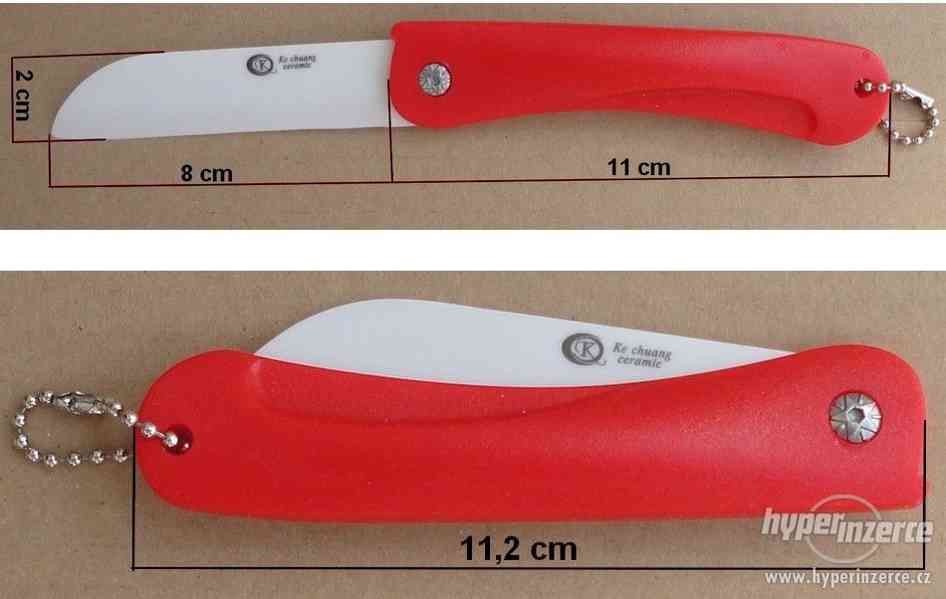 Zavírací keramický nůž - různé barvy - foto 6