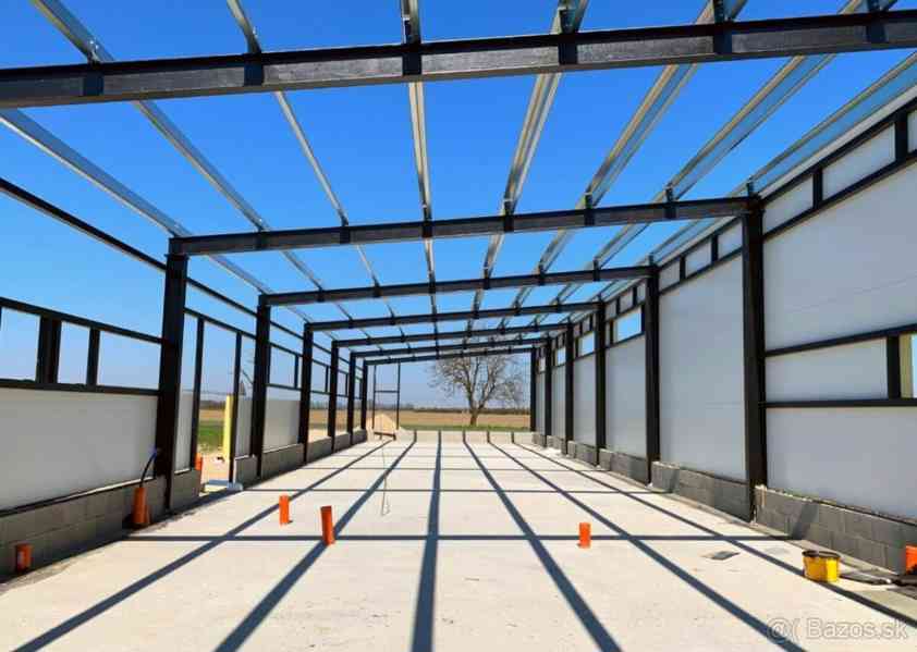 OCELOVÁ KONSTRUKCE HALY - MONTOVANÁ HALA 8x24x6m - foto 2