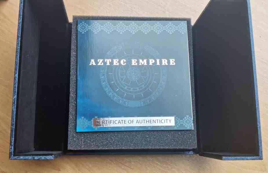 Investiční stříbro - 1 Kg AZTEC EMPIRE 500th pouze 199ks  - foto 3