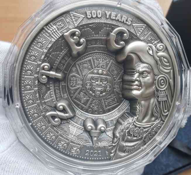 Investiční stříbro - 1 Kg AZTEC EMPIRE 500th pouze 199ks 