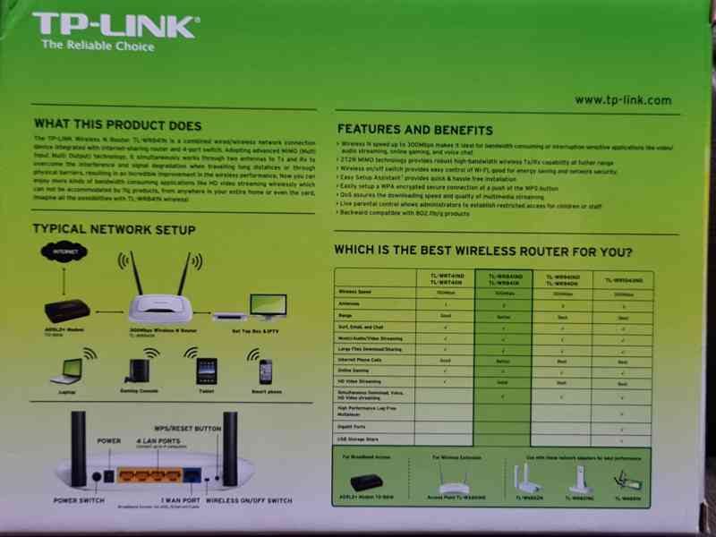 WI-FI ROUTER TP-LINK - foto 2