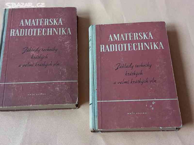 AMATÉRSKÁ RADIOTECHNIKA 1+2 / 1954-cena za obě knihy - foto 3