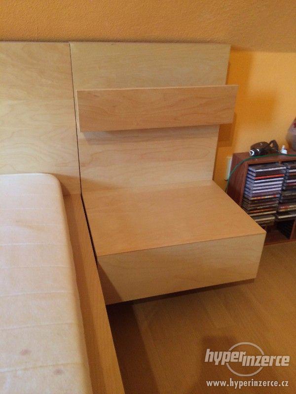 Prodám IKEA postel s nočními stolky a IKEA skříň PAX. - foto 8