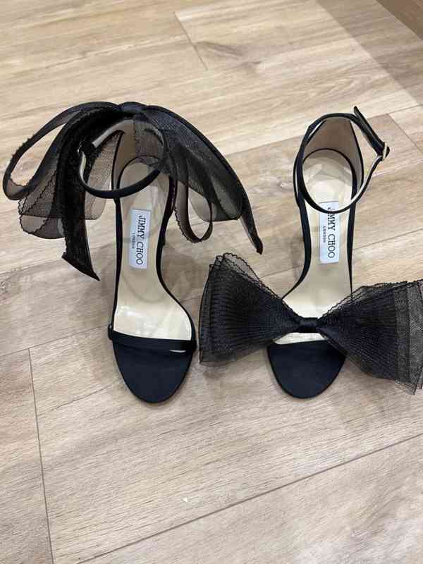 Dámské lodičky Jimmy Choo Aveline 100 Bow TOP Stav 10 z 10 - foto 5