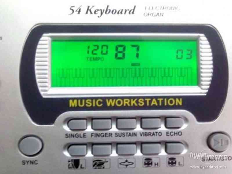 Elektronické klávesy keyboard varhany LCD - foto 3