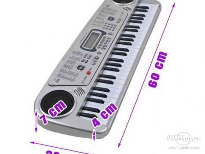 Elektronické klávesy keyboard varhany LCD - foto 4