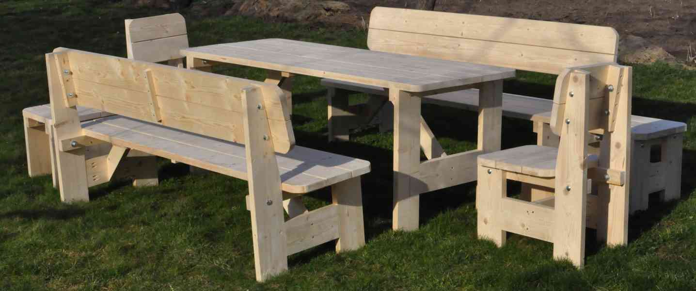 Zahradní nábytek - Selský set - foto 5