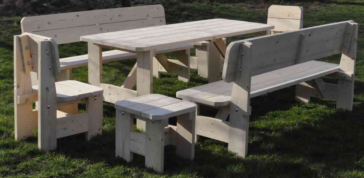 Zahradní nábytek - Selský set - foto 3