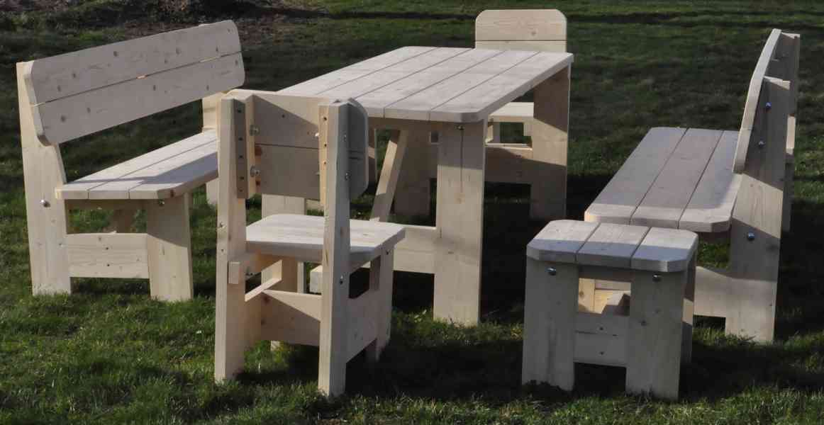 Zahradní nábytek - Selský set - foto 4