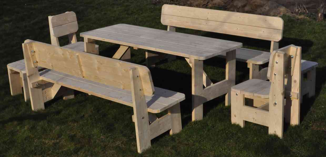 Zahradní nábytek - Selský set - foto 7