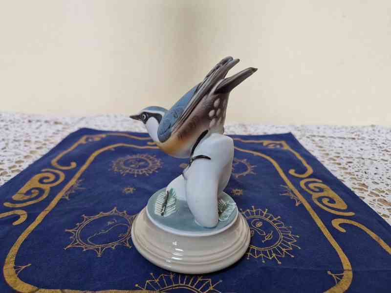 Krásný stylový Pták Royal Dux Czechoslovakia Signováno - foto 5