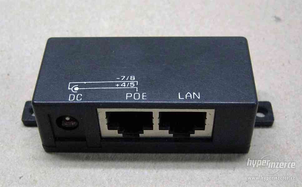 POE adapter bílý, černý - Power Over Ethernet - foto 1