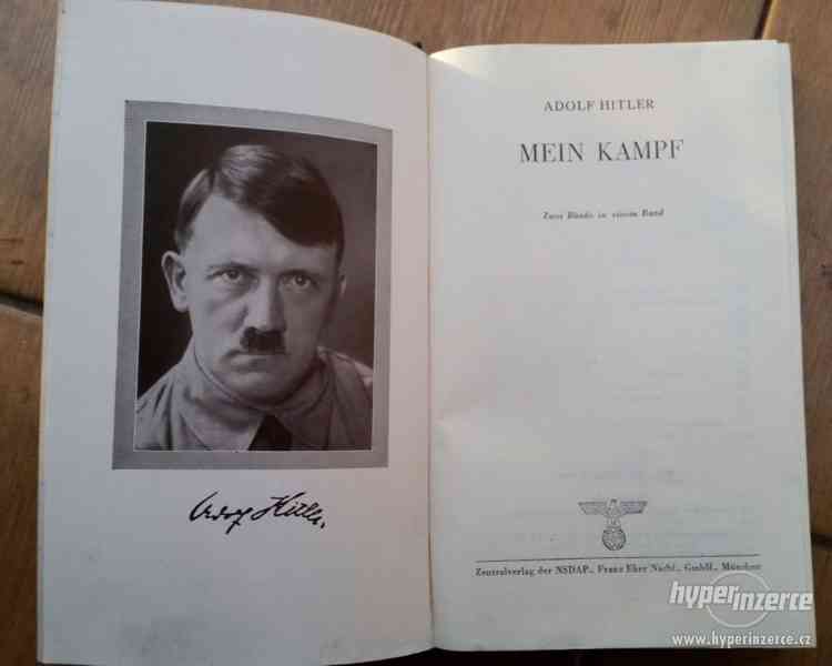 Mein Kampf - starý německý originál r.1943 - pěkný - foto 4