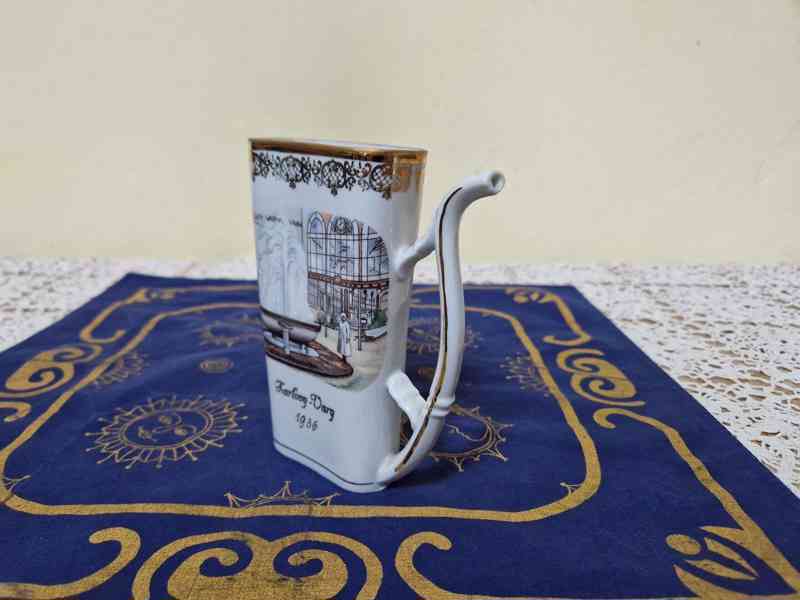 Lázeňský Pohárek Hrnek Karlovy Vary Karlsbad 1936 - foto 3