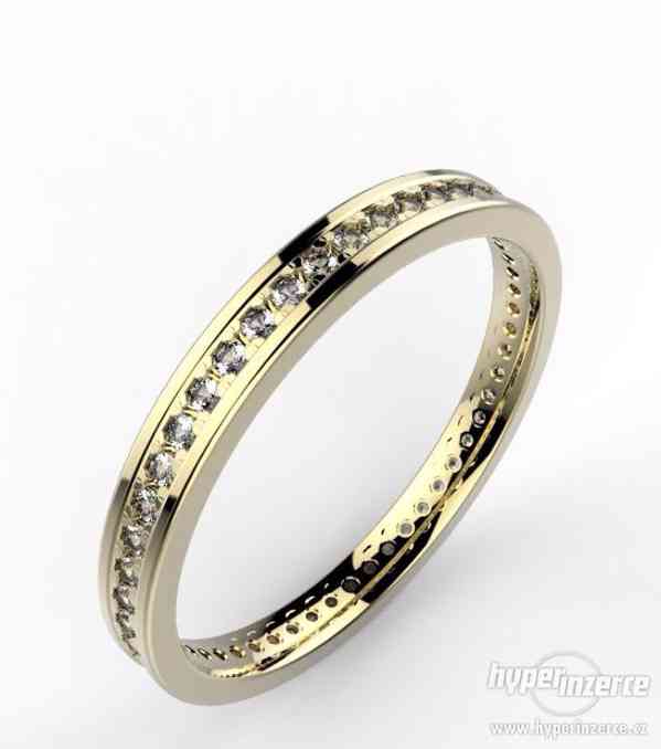 Zlaté snubní prsteny - foto 4