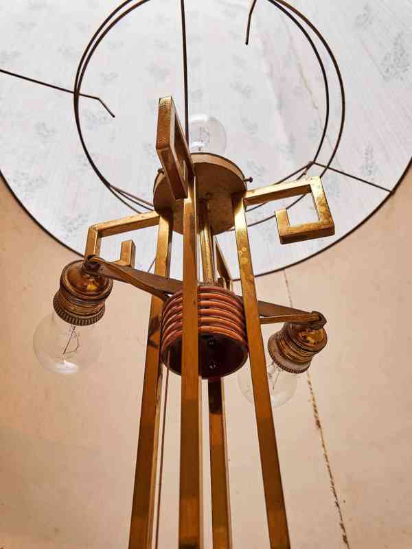 Originální stojací lampa Art Deco - foto 11
