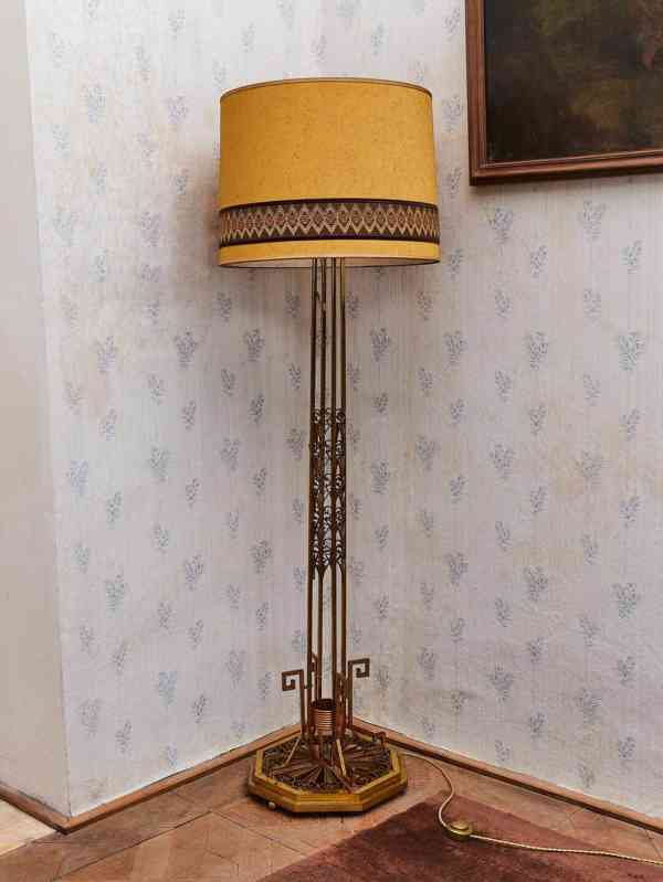 Originální stojací lampa Art Deco - foto 2