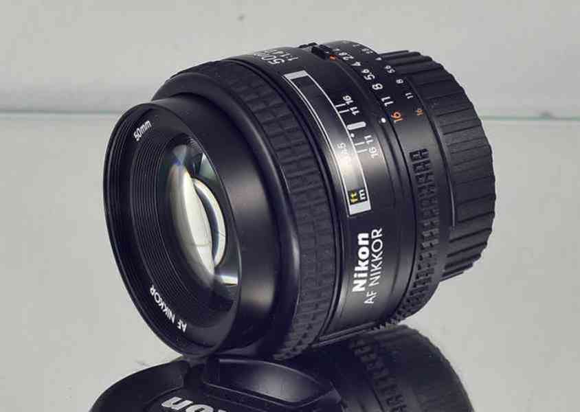 Nikon AF Nikkor 50mm f/1.4 D **1:1.4, FX, PEVNÝ Objektiv - foto 5
