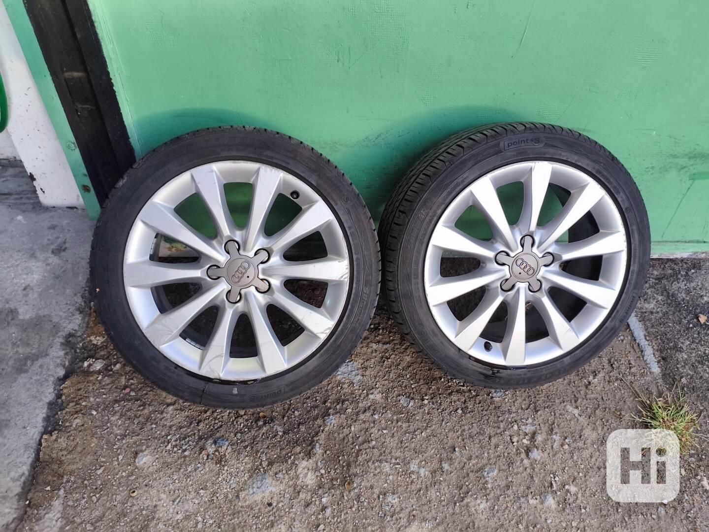 Originální Audi 17” kola + pneu 225/45 R17 - foto 1
