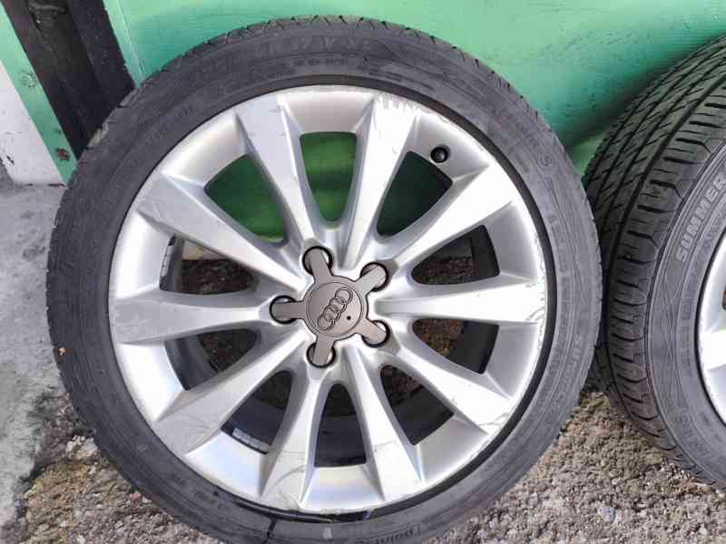 Originální Audi 17” kola + pneu 225/45 R17 - foto 3