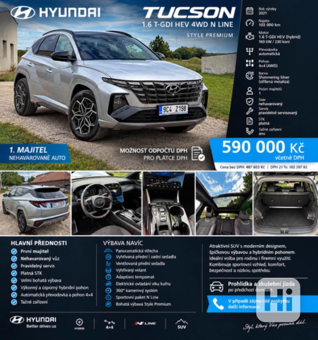 Hyundai Tucson 1,6   T-GDI HEV 4WD N LINE STYLE - foto 1