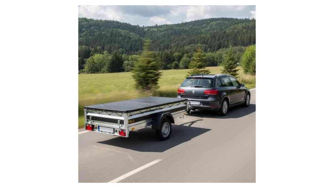 Nový přívěsný vozík 2,35mx1,30, svařovaný rám,ČR výroba, DPH - foto 1