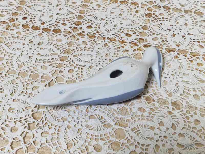 Vzácná porcelánová soška Datel Expo 58 Brusel  Royal Dux - foto 5