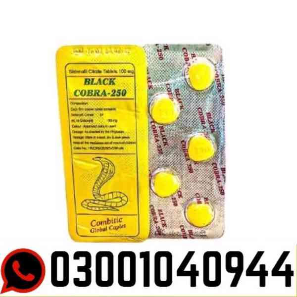 Black Cobra 250mg Tablets in Karachi - 0300.1040944