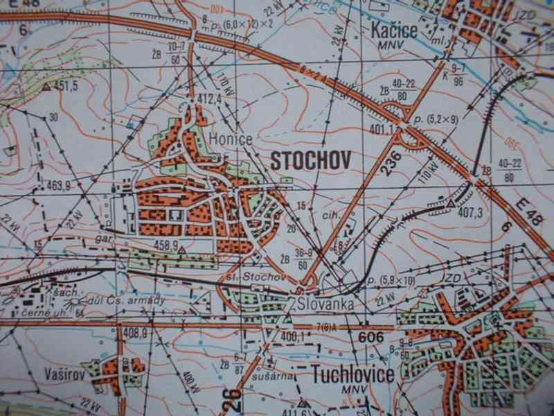 Vojenská profesionální tajná mapa Křivoklátsko - foto 6