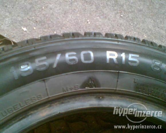 Champiro 195/60R15 M+S,prodám  jednu zimní pneu - foto 2