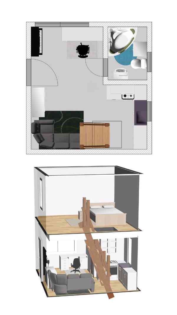 PRONÁJEM  CIHLOVÉHO MEZONETOVÉHO BYTU 2+KK, BRNO – ČERNOVICE - foto 16