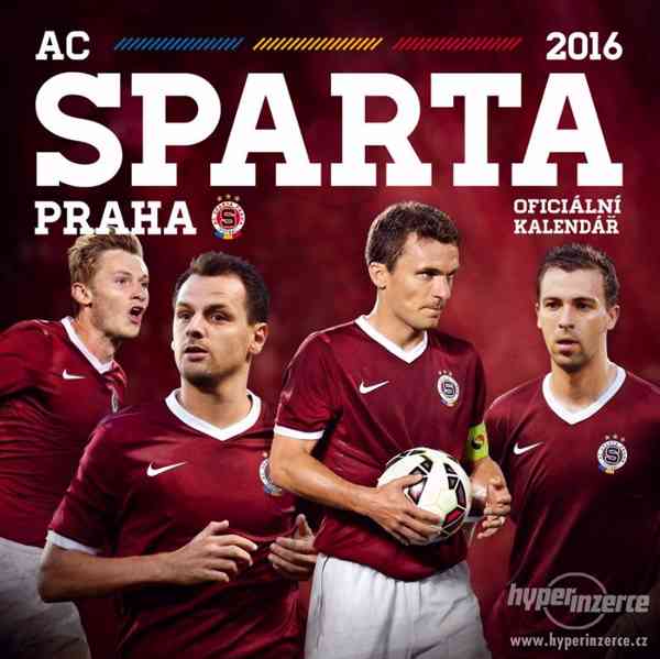 Velký nástěnný kalendář: AC Sparta Praha 2016 - foto 1