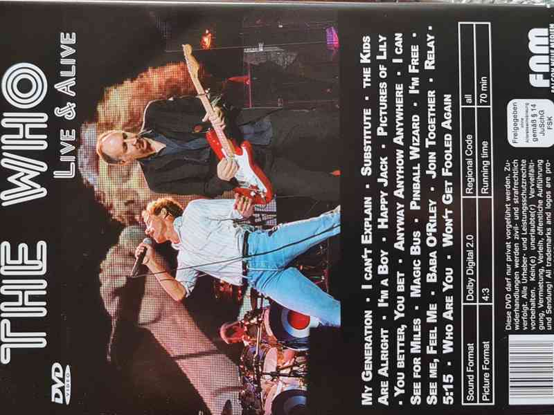 DVD - THE WHO / Live & Alive - foto 2