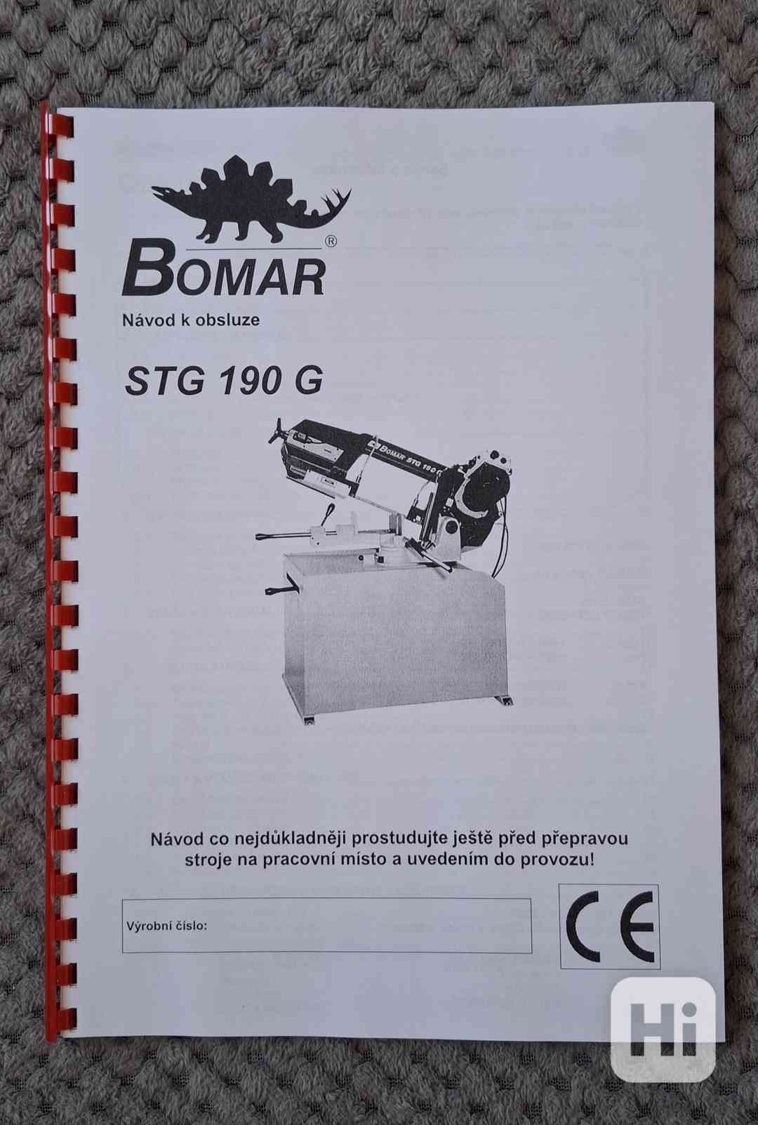 Návod pily Bomar STG-190G - foto 1