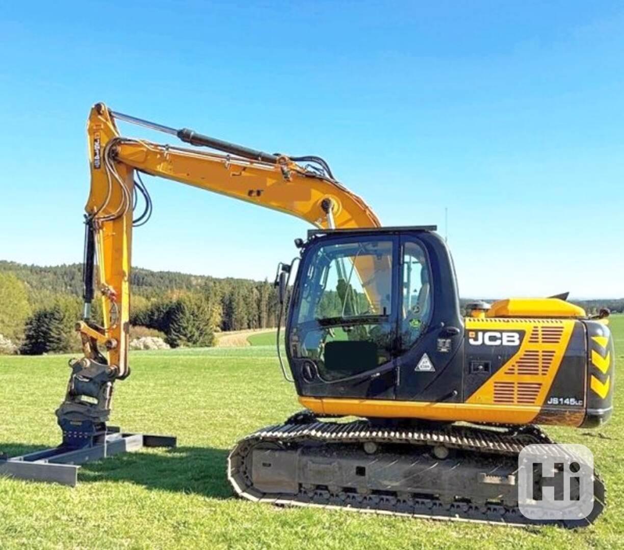 16t bagr širokopás + TILT JCB 145, 3 lopaty - foto 1