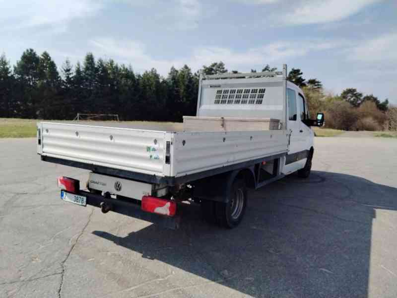 Volkswagen Crafter, 7 míst, dvojitá zadní kola, valník - foto 4
