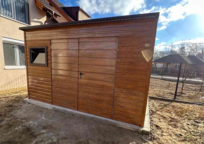 Zahradní domek 4x2,5m -  Dvoukřídlá vrata - okno TS1002 - foto 2