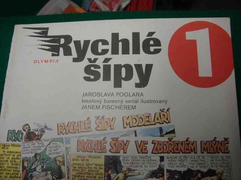 RYCHLÉ ŠÍPY JAROSLAV FOGLAR OLYMPIA PRAHA 1991 7x SEŠIT - foto 4