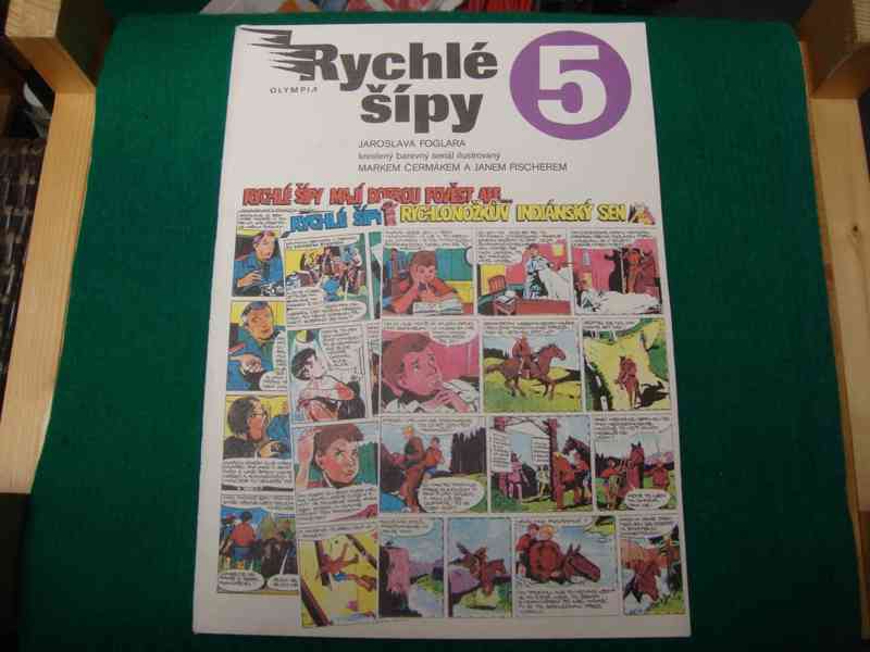 RYCHLÉ ŠÍPY JAROSLAV FOGLAR OLYMPIA PRAHA 1991 7x SEŠIT - foto 15