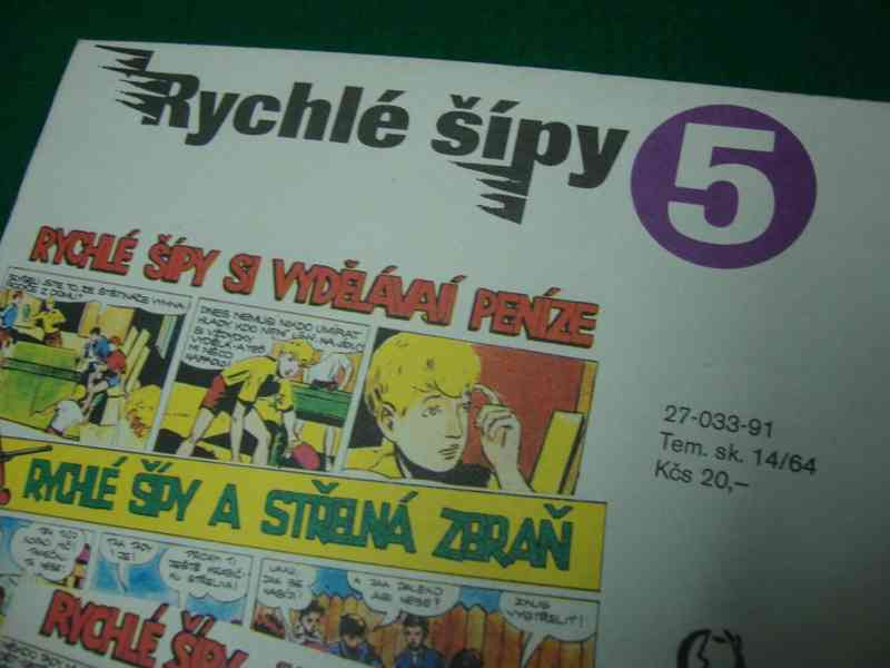 RYCHLÉ ŠÍPY JAROSLAV FOGLAR OLYMPIA PRAHA 1991 7x SEŠIT - foto 17